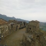 il castello e Taormina sullo sfondo